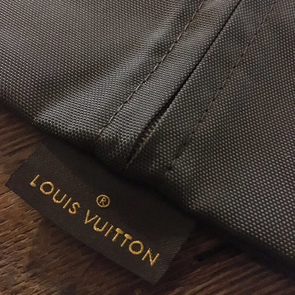 Louis Vuitton Garment Cover Nylon Brown Bag & Hanger